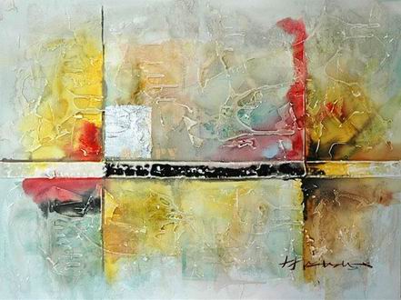 Abstract Color oil painting